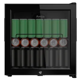 Amica FK 341 Getränkekühlschrank 41 l 50 cm hoch Schwarz