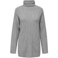 Only Rollkragenpullover "Jeanett" in grau - L