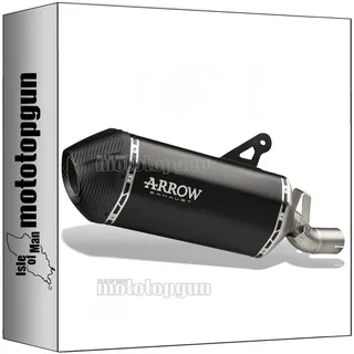auspuff zugelassen arrow sonora aus titan schwarz mit endkappe aus carby kompatibel mit bmw r1250 r-1250 gs adventure 2019 2020 2021 2022 2023 mototopgun 72505skn