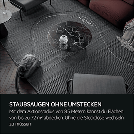 AEG AB 51 C 1 DB Bodenstaubsauger, maximale Leistung: 750 Watt