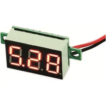 Joy-It Messgerät Voltmeter mit 3-Ziffer LED-Diplay, 3 bis 30 Volt, 0,36 ( 0,914cm)