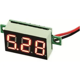 Joy-It Messgerät Voltmeter mit 3-Ziffer LED-Diplay, 3 bis 30 Volt, 0,36 ( 0,914cm)