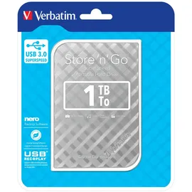 Verbatim Store 'n' Go 1 TB USB 3.0 silber