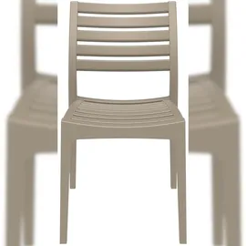 CLP Gartenstuhl Ares 48 x 0 x 82 cm schlamm
