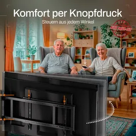 Easy Life EasyLife TV Wandhalterung elektrisch Auto Drive-out 32–75 Zoll | 50 kg | Schwarz