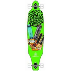 Grünes Surf-Drop-Through-Longboard One Size