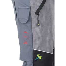 PSS Schnittschutzhose X-treme Vectran Rot/Schwarz - untersetzt