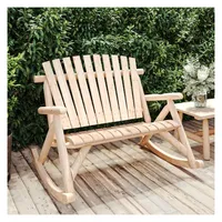 vidaXL Garten-Schaukelbank 123 x 96 x 102 cm Beige