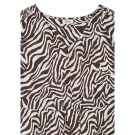Cecil Midikleid Zebraprint Braun S