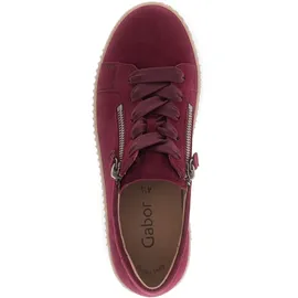 Gabor Sportliche Schnürschuhe in rot, 40 EU | Gr.: