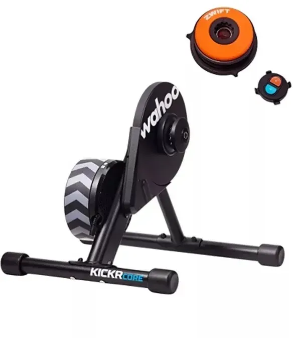 KICKR CORE indoor trainer with zwift cog/click