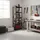 Relaxdays Schwerlastregal Stahl 50x180x30 cm schwarz/braun