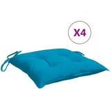 vidaXL Palettenkissen 50 x 50 x 7 cm hellblau 4 St.