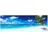 Euroart Glasbild 98 x 33 cm Chilling Zone VII Glas Blau