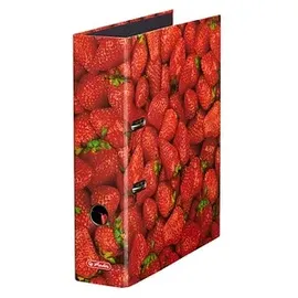 Herlitz maX.file Motivordner Erdbeere DIN A4 80 mm Rot 1 St.