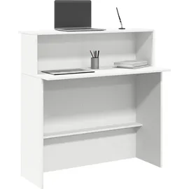 vidaXL Empfangstresen Weiß 100 x 50 x 103,5 cm Holzwerkstoff