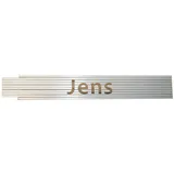 Heka Zollstock Jens 2 m, weiß