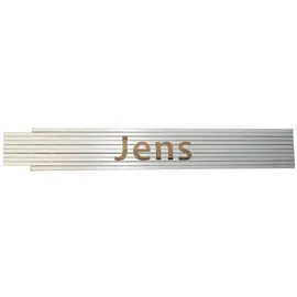 Heka Zollstock Jens 2 m, weiß