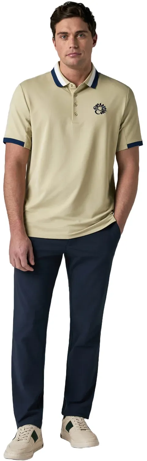 Callaway Polo Striped Rib Collar Legacy, beige