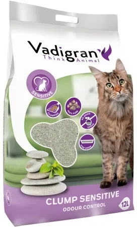 Vadigran Katzenstreu Bentonit Sensitive 12kg