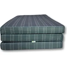 FORTISLINE Klappmatratze 195 x 60 x 9 cm H2 Polyester/Leinen