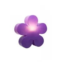 8 seasons DESIGN Shining Dekoleuchte Flower (9 W, Violett, Durchmesser: 60 cm)