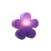 8 seasons DESIGN Shining Dekoleuchte Flower (9 W, Violett, Durchmesser: 60 cm)