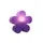 8 seasons DESIGN Shining Dekoleuchte Flower (9 W, Violett, Durchmesser: 60 cm)