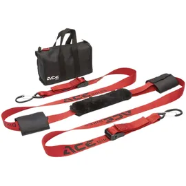 ACEBIKES Buckle Up Lenker Spanngurt 360 cm schwarz-rot
