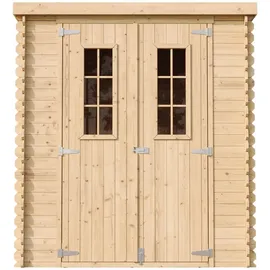 TIMBELA Gartenhaus M309C 2,04 x 2,04 m Beige