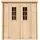 TIMBELA Gartenhaus M309C 2,04 x 2,04 m Beige