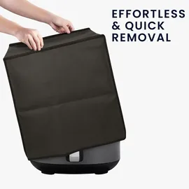 kwmobile Abdeckhaube für Heißluftfritteuse MAX 5,2L Dunkelgrau