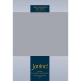 JANINE Topper-Spannbetttuch 5001 Jersey 180 x 200 - 200 x 220 cm platin