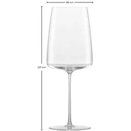 Schott Zwiesel Simplify Weinglas Kristallglas 0,555 l 2 St.
