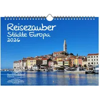 Seelenzauber GmbH Städtezauber Europa DIN A4 Kalender für 2026