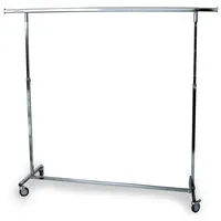 GERSO Professioneller Reiserollständer Breite 150-240cm Klappmechanismus Kleiderständer mit seitlichen