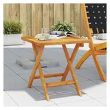 vidaXL Garten-Beistelltisch 40x40x40 cm Massivholz Akazie