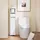 SoBuy TOILETTENSCHRANK, Badschrank schmal, 20x96x20cm, Weiß