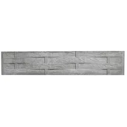 MR-Shop Betonzaun Standard Flecht Motiv