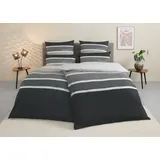 Tom Tailor Felix Renforcé anthrazit 135 x 200 cm + 80 x 80 cm