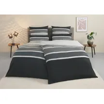 Tom Tailor Felix Renforcé anthrazit 135 x 200 cm + 80 x 80 cm