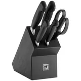 Zwilling VIER STERNE 6-tlg, Messerblockset, schwarz