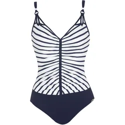 Badeanzug Damen - Schwimmen - Basic dunkelblau 44 E