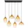 GLOBO Salvy 6-flg. 39 cm rund schwarz