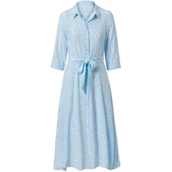 Tchibo - Blusenkleid mit Print - Damen - Gr. 42 - hellblau/print