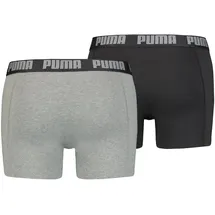Puma Basic Boxershorts dark grey melange XL 2er Pack