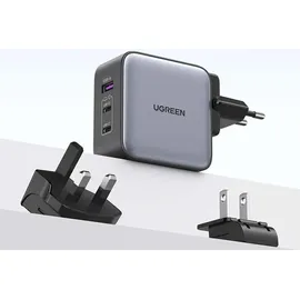 UGREEN USB-A+2*USB-C 65W GaN Worldwide Travel Fast Charger