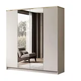 lookway Kleiderschrank AURORA 4D 0 x 0 x 0 cm beige