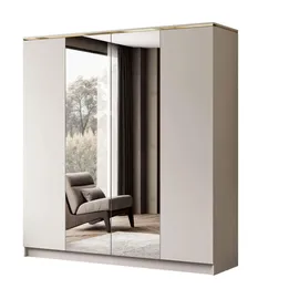 lookway Kleiderschrank AURORA 4D 0 x 0 x 0 cm beige