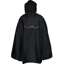 Vaude Valdipino Poncho Unisex Schwarz S